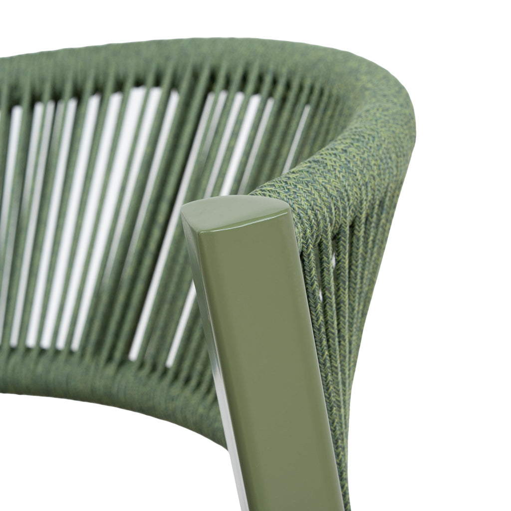 Army Green Outdoor Verona Dining Chair - Grey (Set of 2)