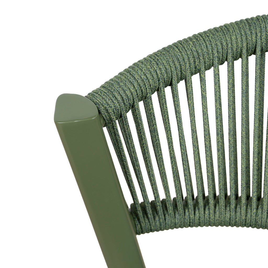 Army Green Outdoor Verona Dining Chair - Grey (Set of 2)