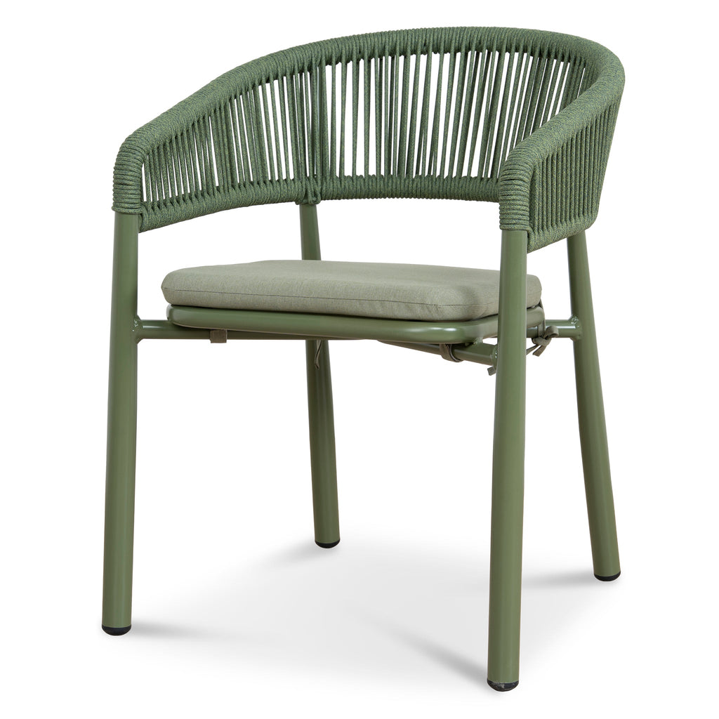 Outdoor Verona Dining Chair - Army Green (Set of 2)