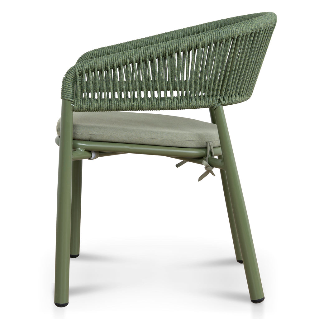 Outdoor Verona Dining Chair - Army Green (Set of 2)