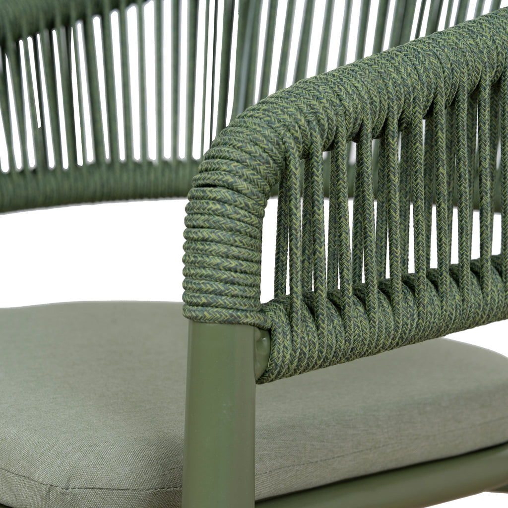 Outdoor Verona Dining Chair - Army Green (Set of 2)
