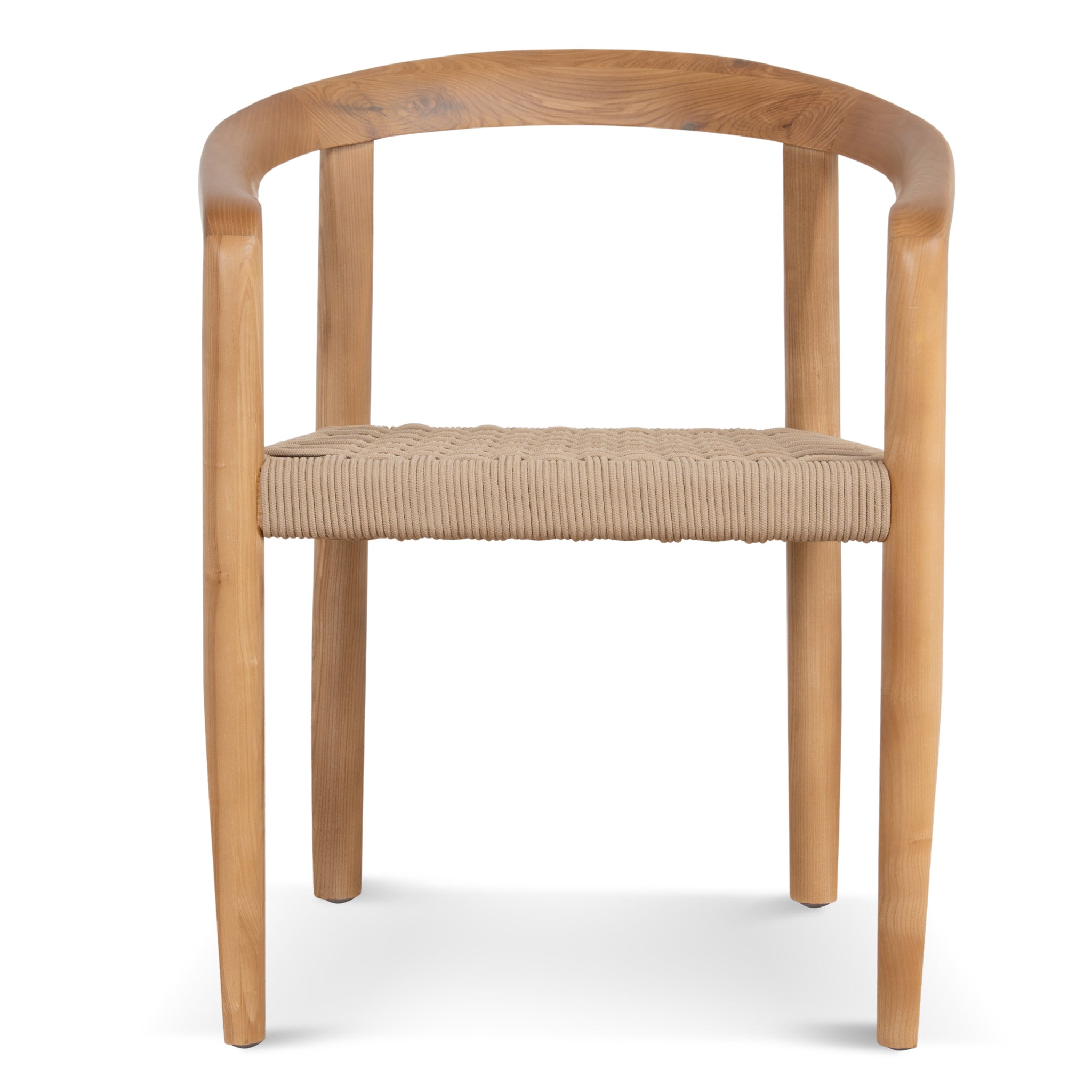 Natural Verona Dining Chair - Naxos Latte Rope (Set of 2)