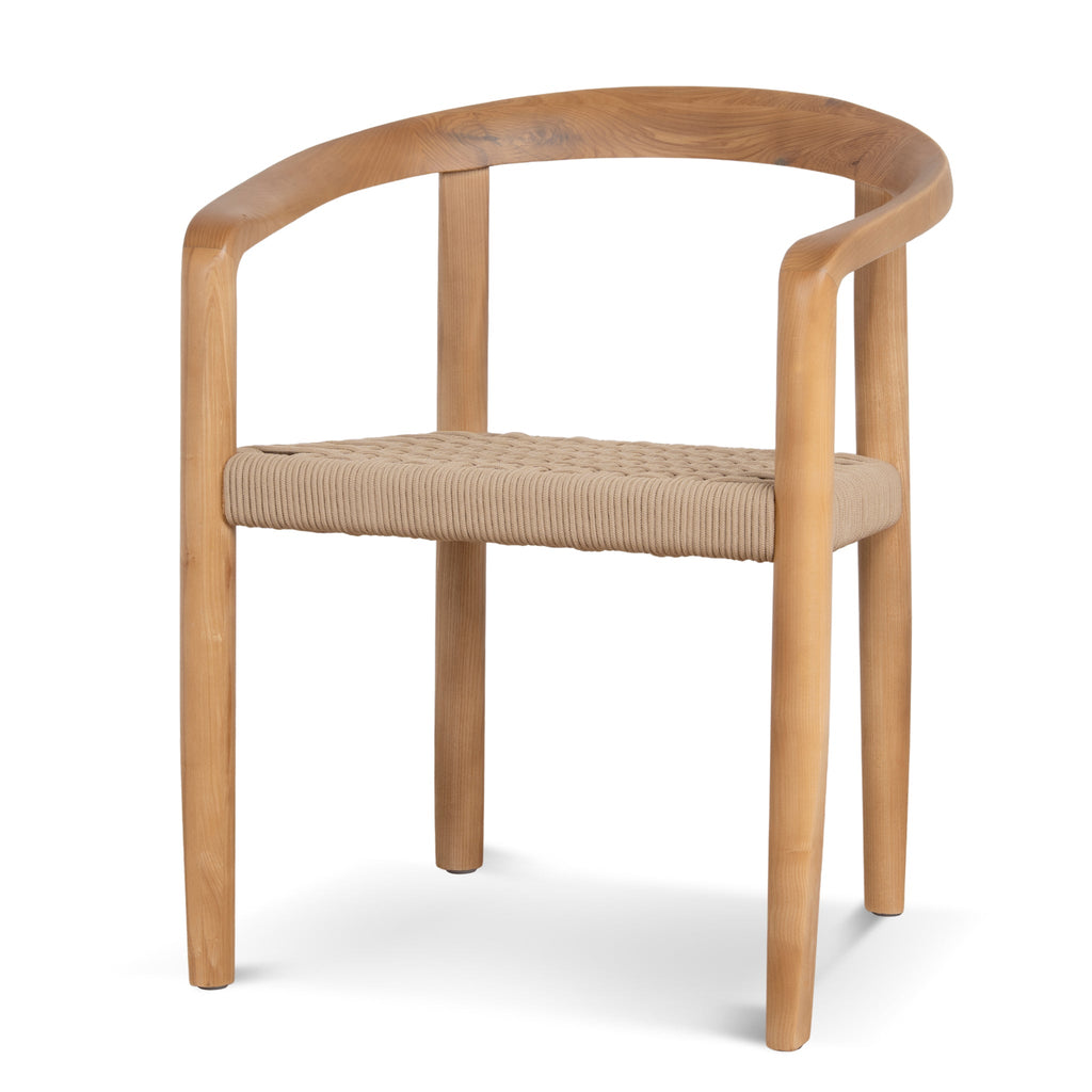 Natural Verona Dining Chair - Naxos Latte Rope (Set of 2)