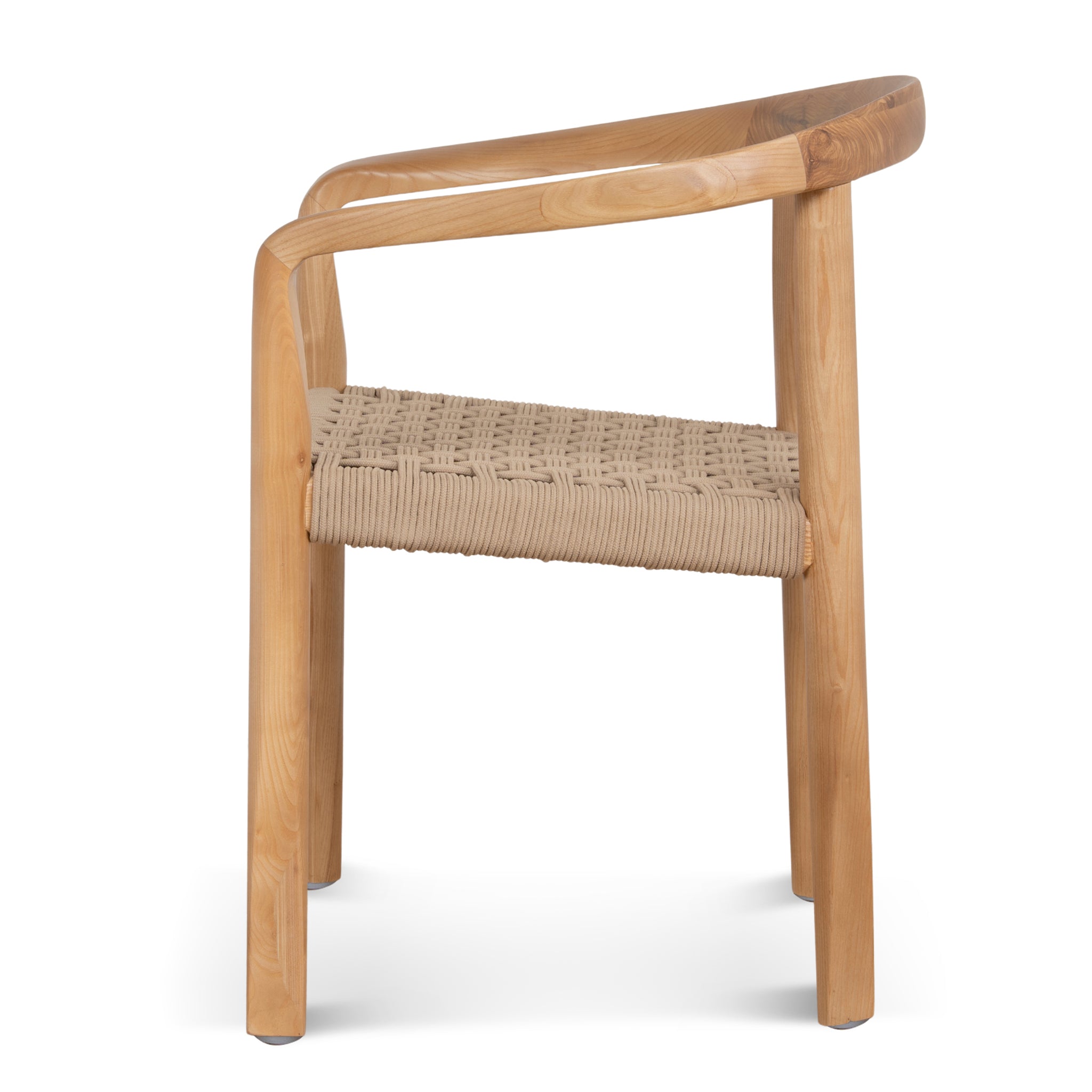 Natural Verona Dining Chair - Naxos Latte Rope (Set of 2)