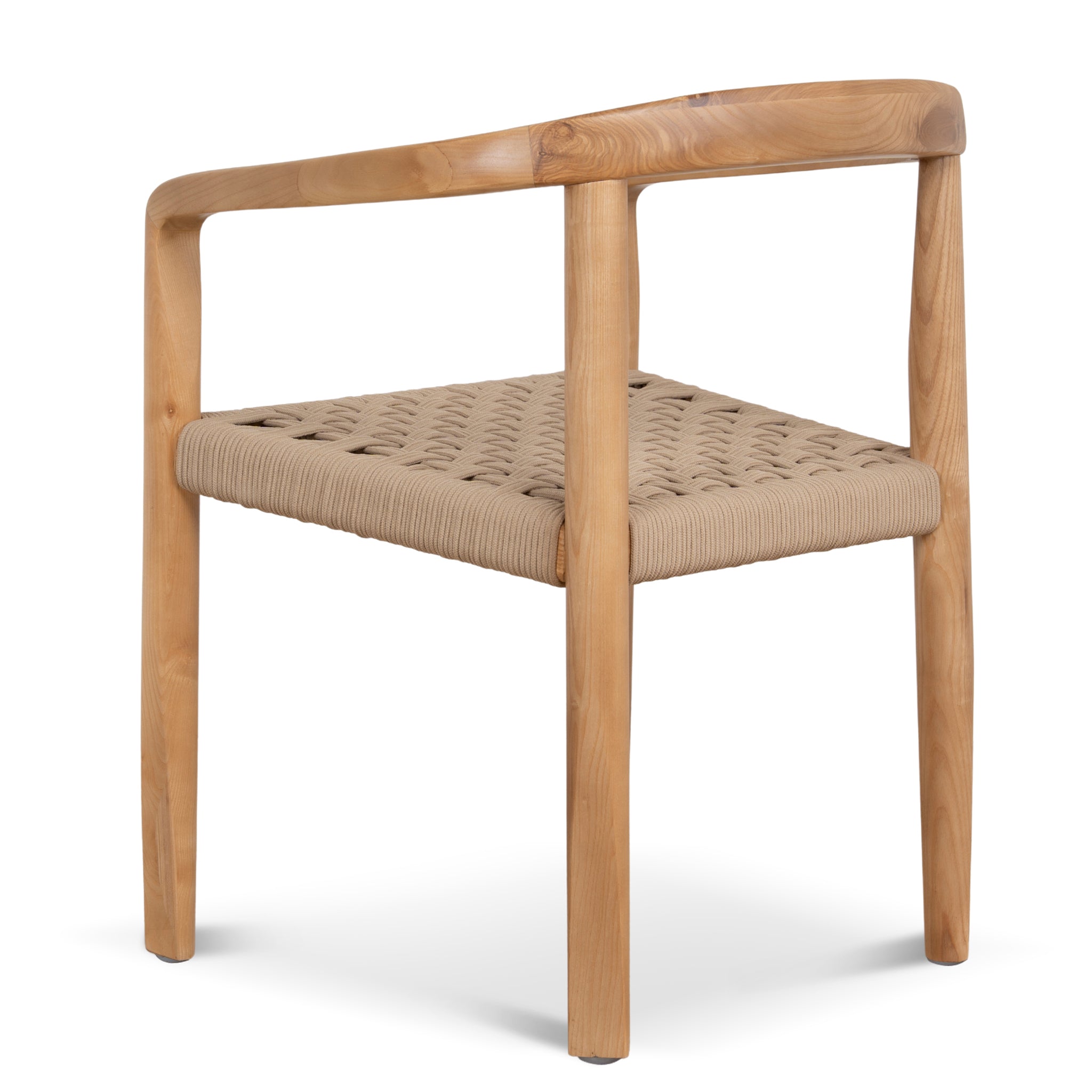 Natural Verona Dining Chair - Naxos Latte Rope (Set of 2)