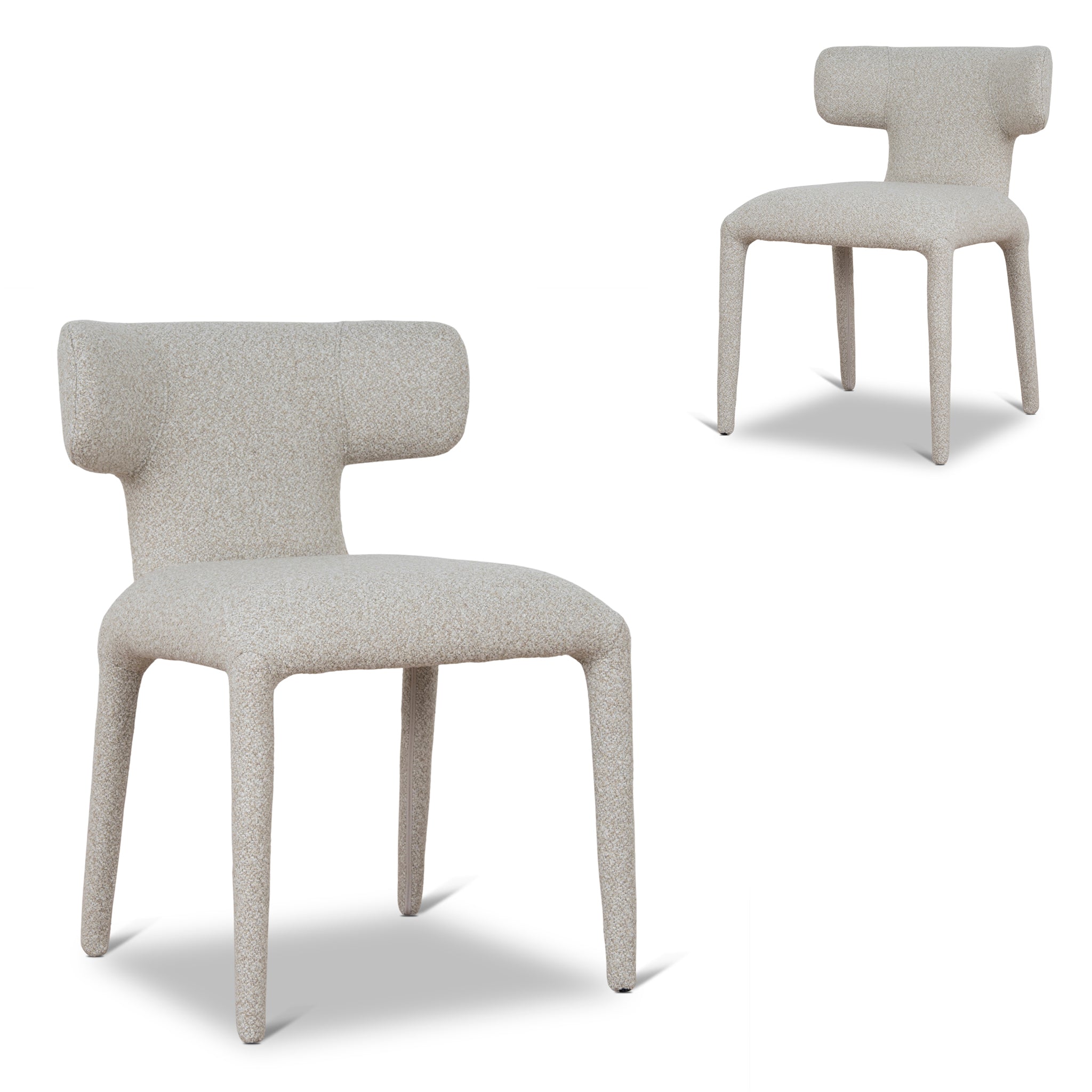 Verona Dining Chair - Oatmeal Beige (Set of 2)