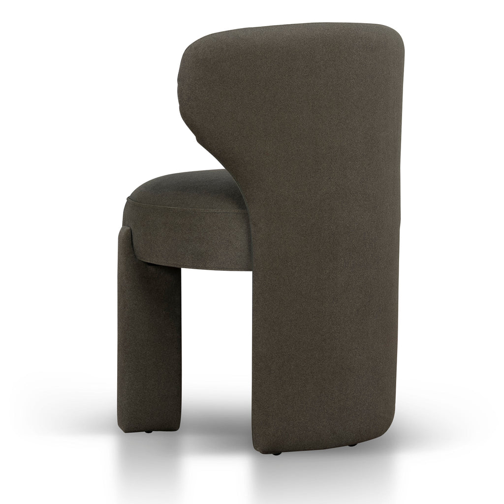 Fabric Verona Dining Chair - Dark Moss Green