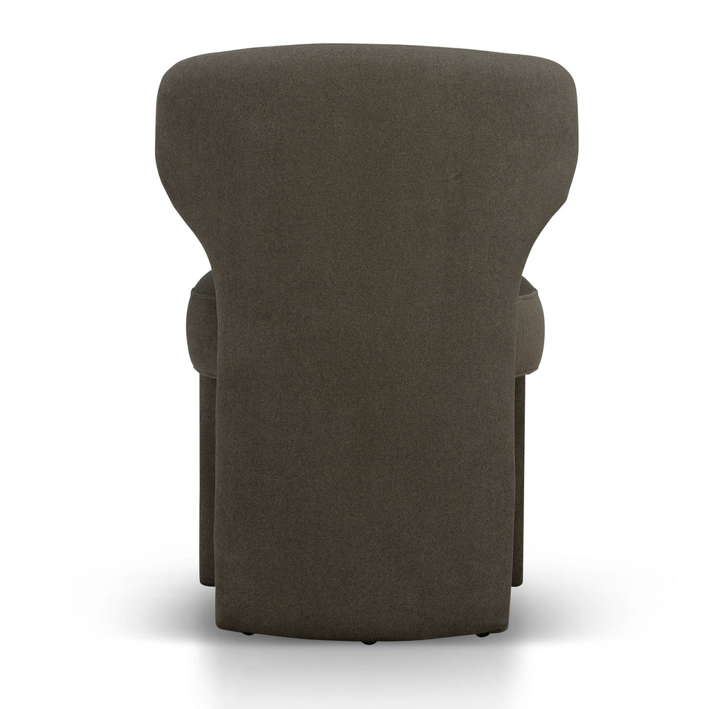 Fabric Verona Dining Chair - Dark Moss Green