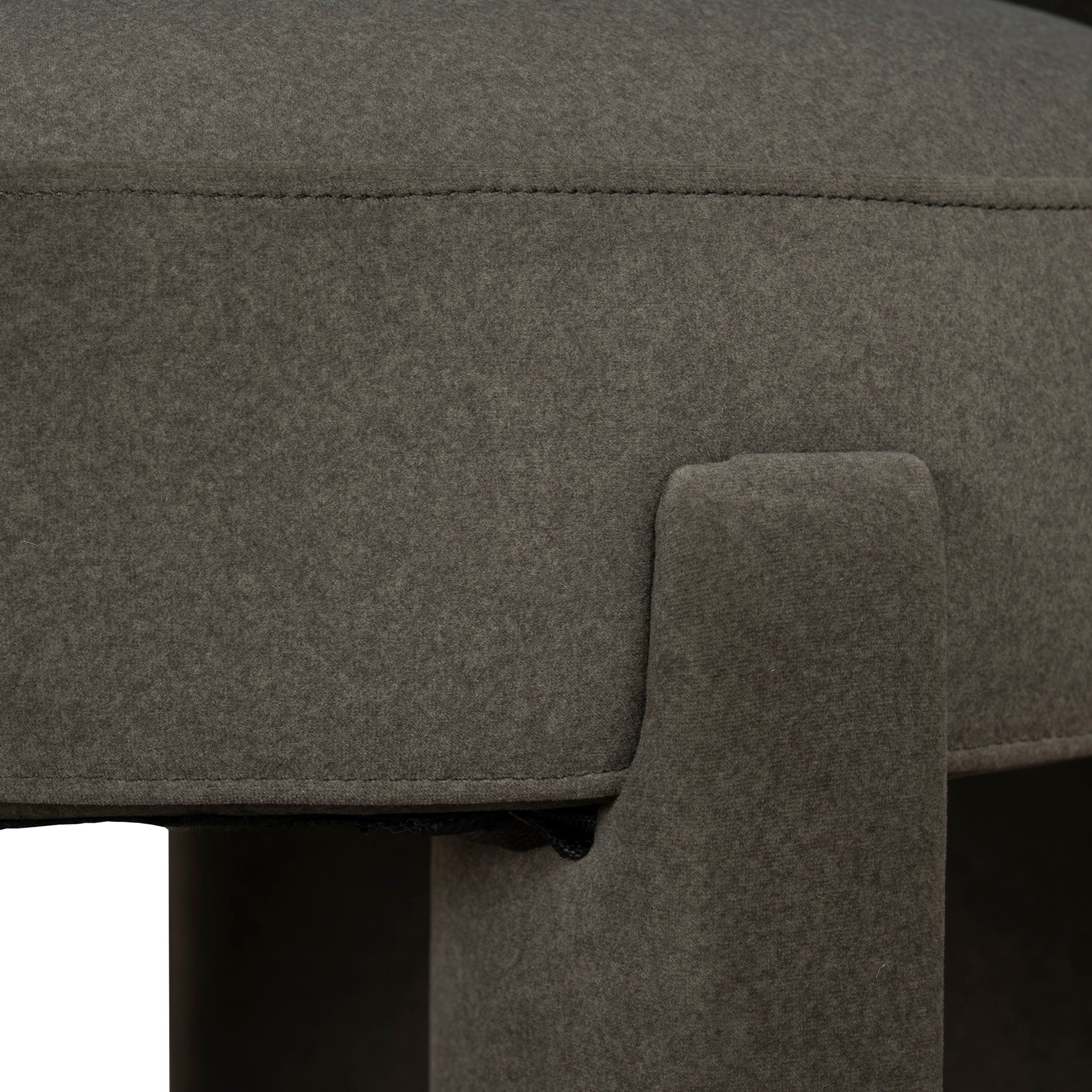 Fabric Verona Dining Chair - Dark Moss Green