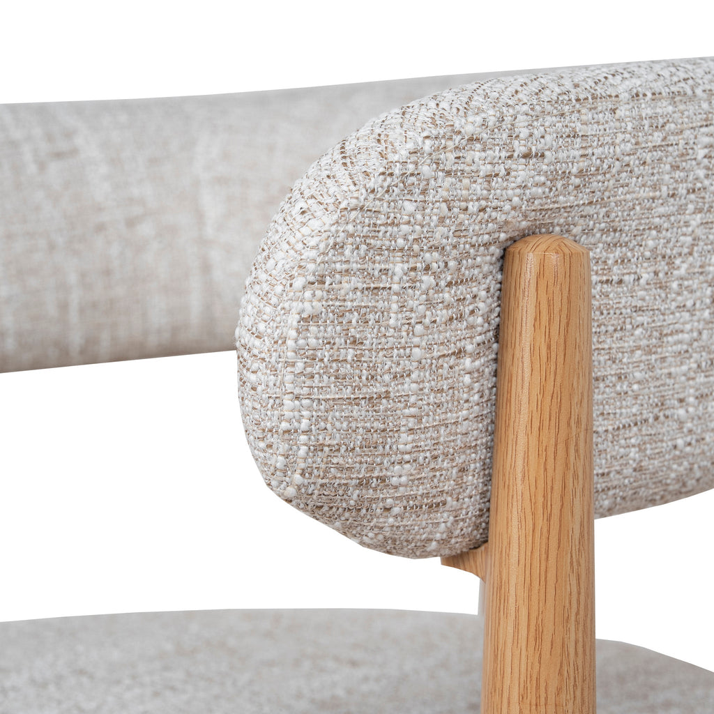Natural Verona Dining Chair - Kalunfu Beige (Set of 2)