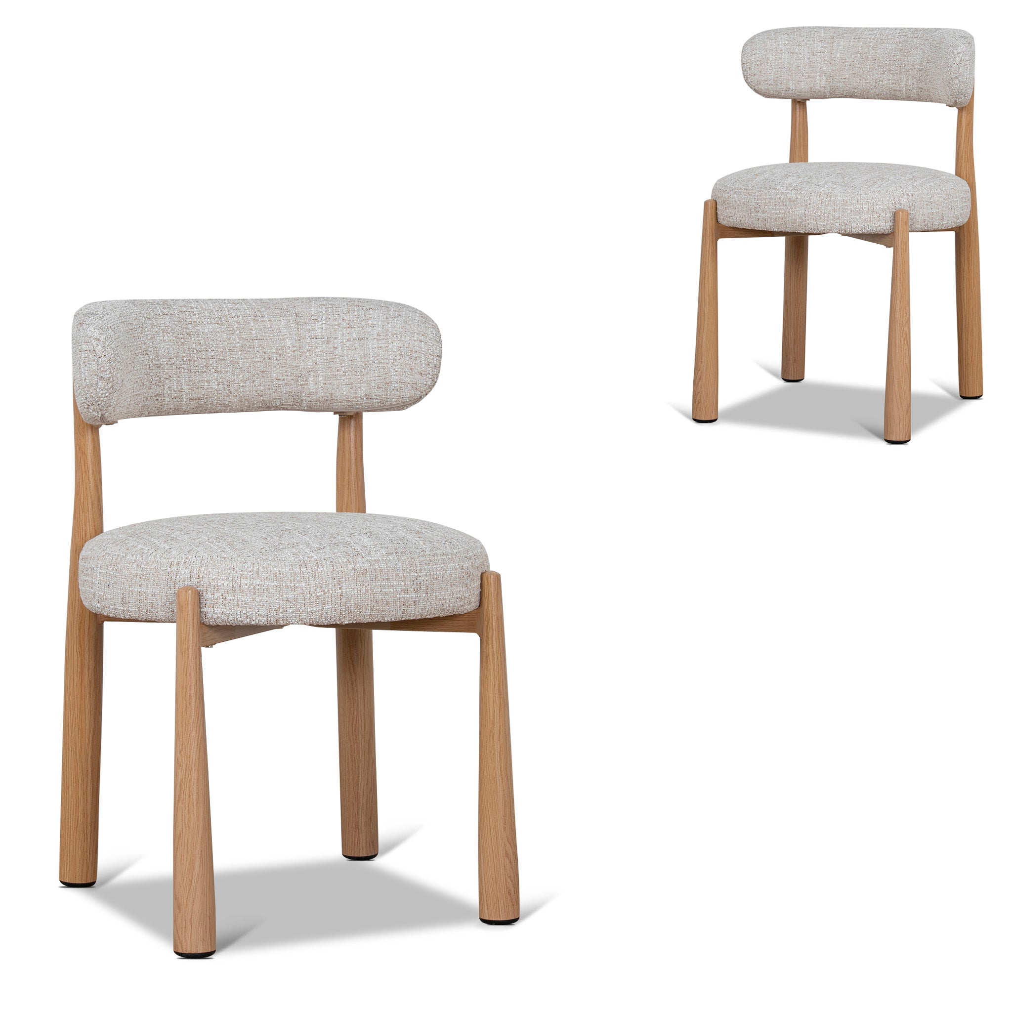 Natural Verona Dining Chair - Pale Beige (Set of 2)