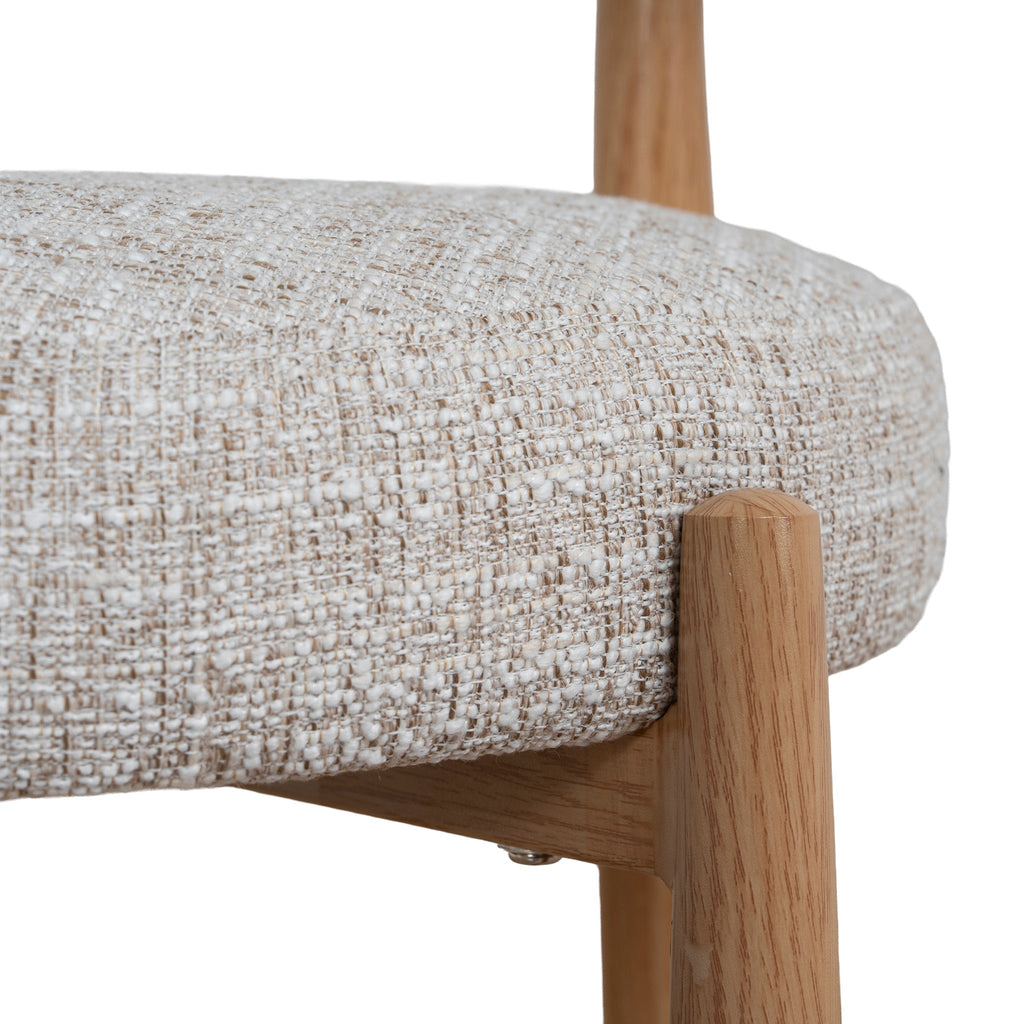 Natural Verona Dining Chair - Pale Beige (Set of 2)