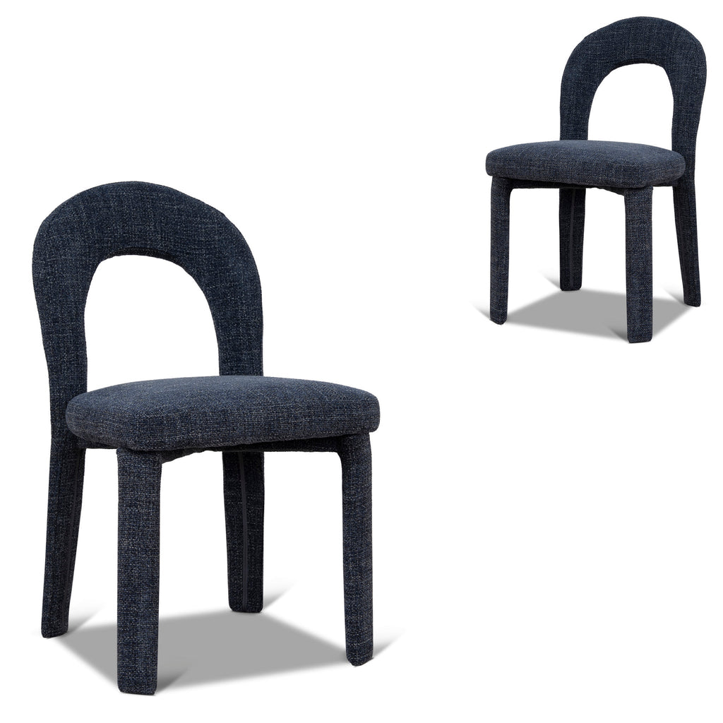 Blue Sand Verona Dining Chair - Moss Navy (Set of 2)