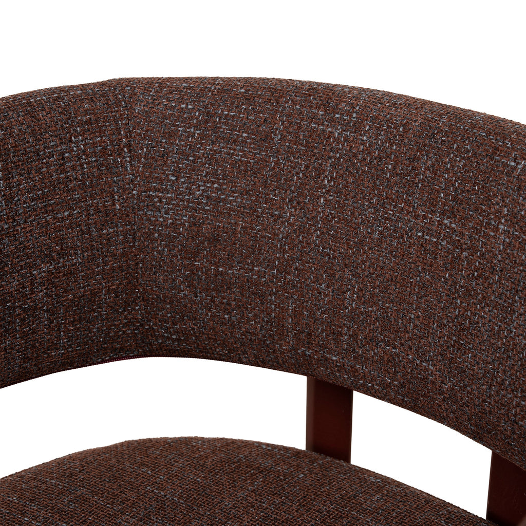 Dark Red Verona Dining Chair - Moss Brown (Set of 2)
