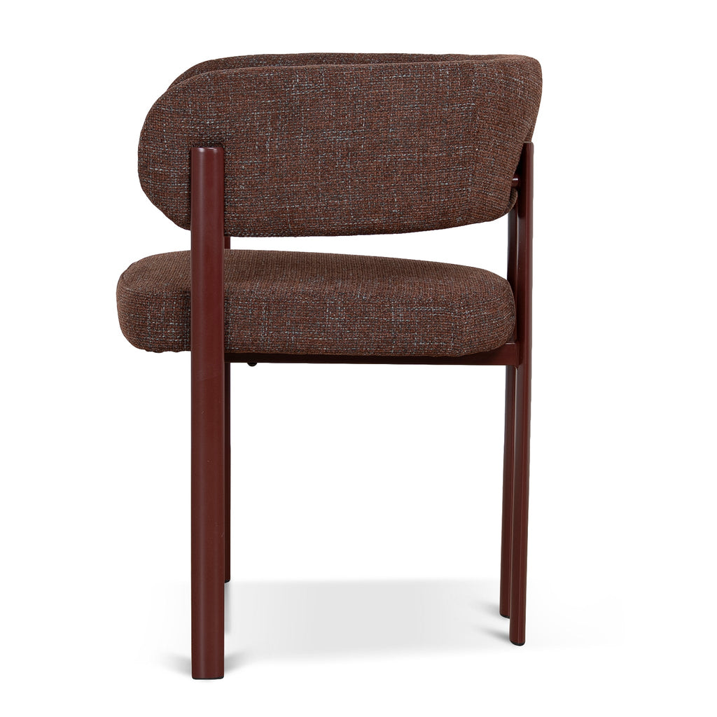 Dark Red Verona Dining Chair - Moss Brown (Set of 2)
