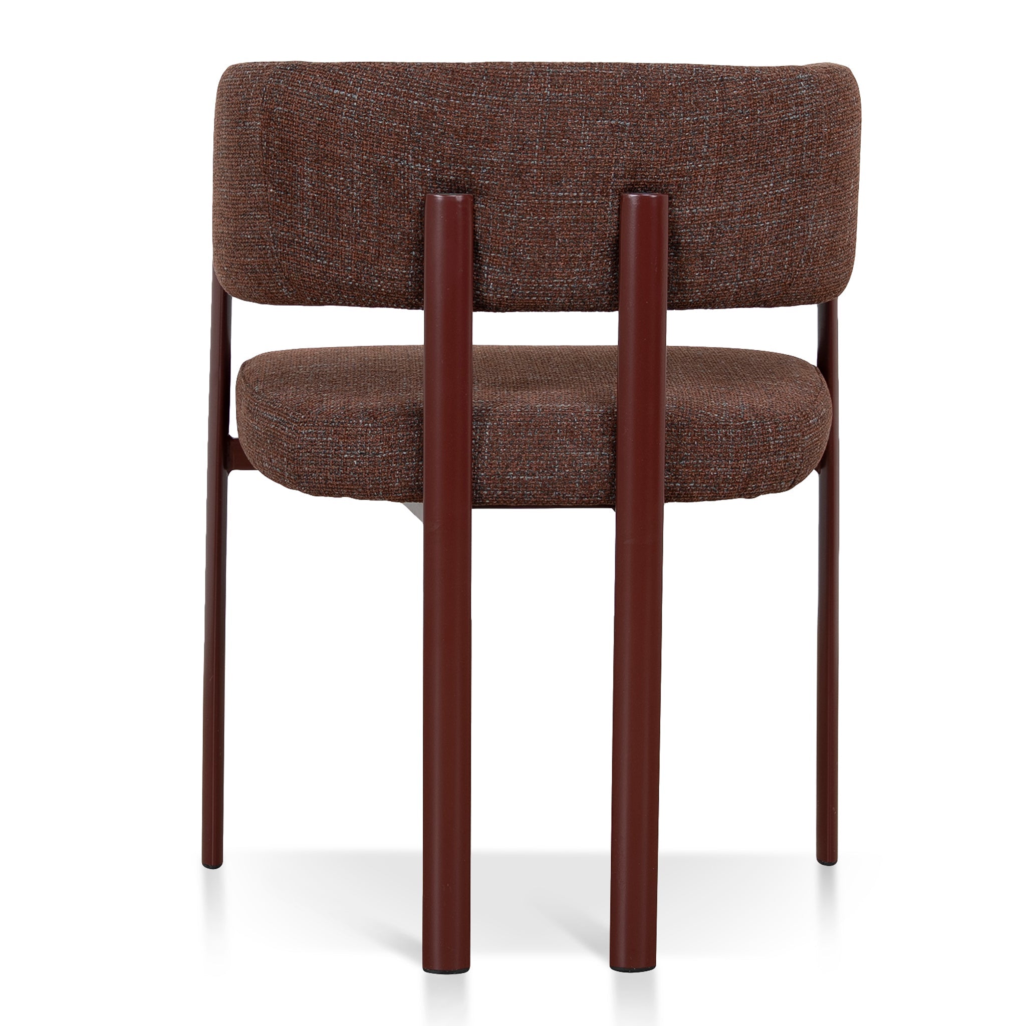 Dark Red Verona Dining Chair - Moss Brown (Set of 2)