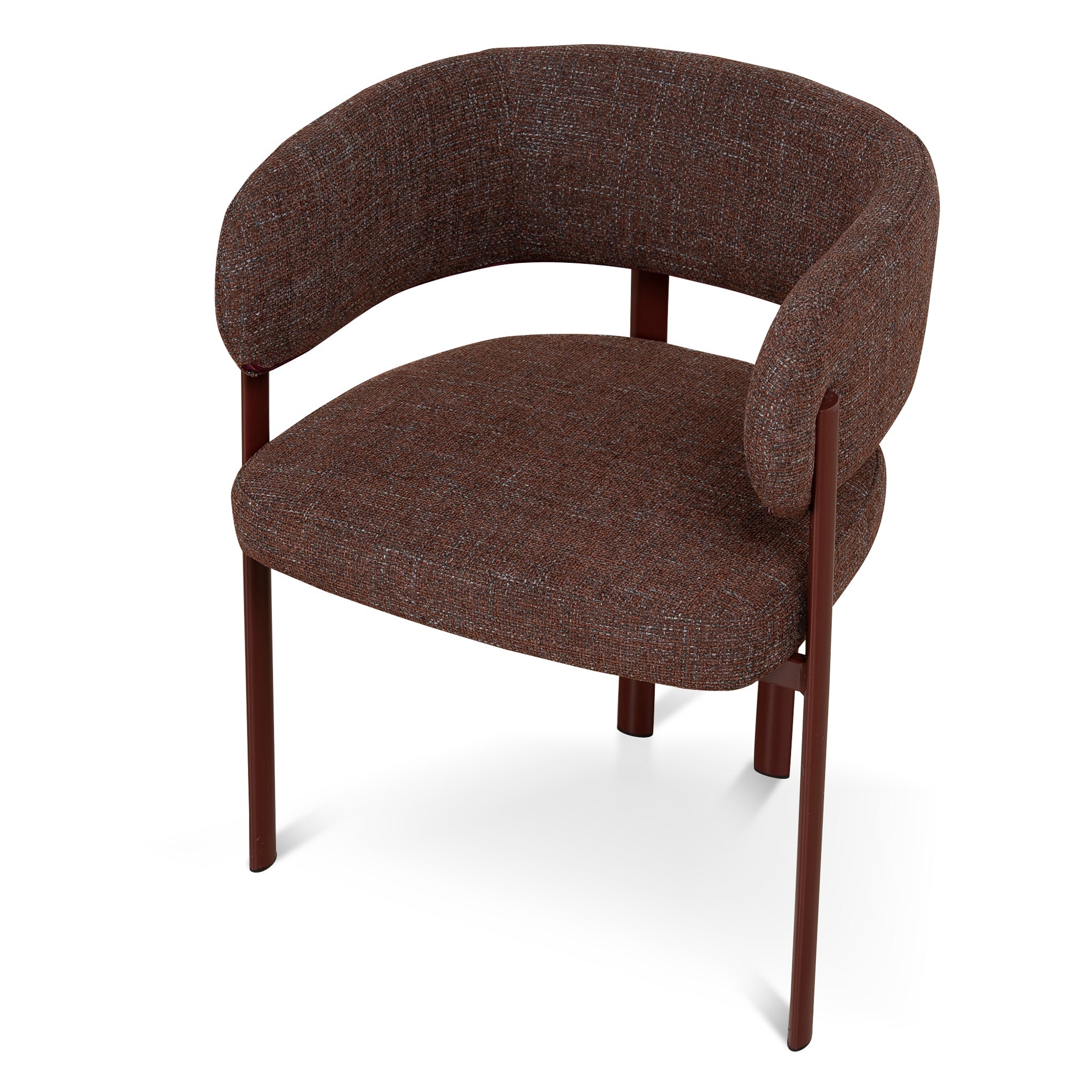 Dark Red Verona Dining Chair - Moss Brown (Set of 2)