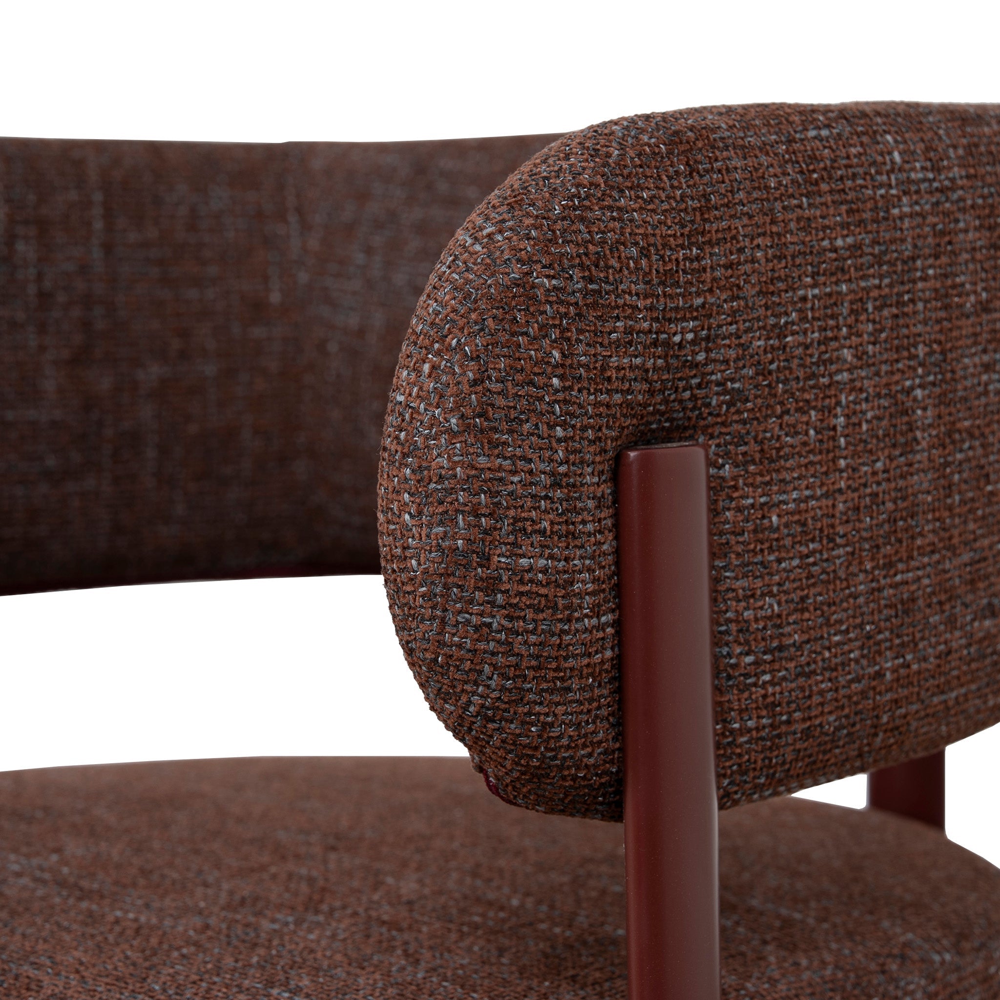 Dark Red Verona Dining Chair - Moss Brown (Set of 2)