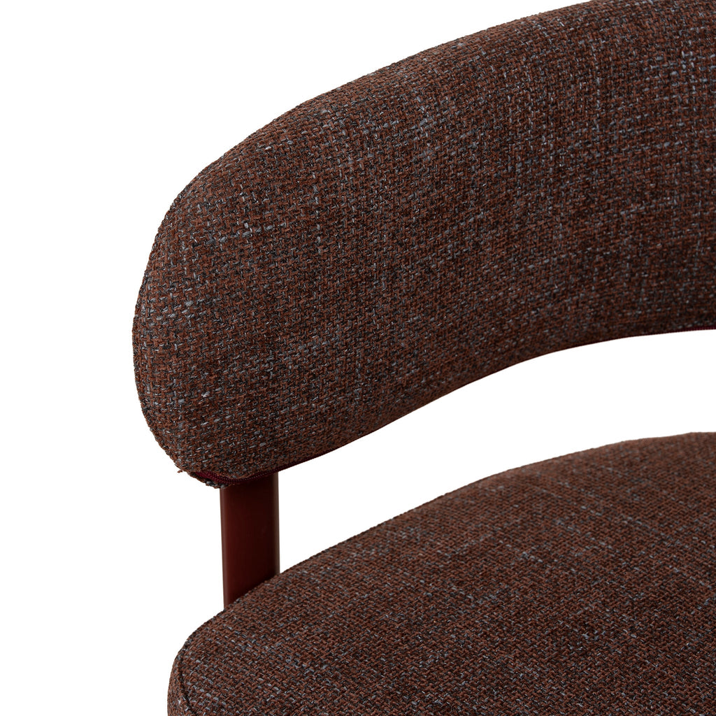 Dark Red Verona Dining Chair - Moss Brown (Set of 2)