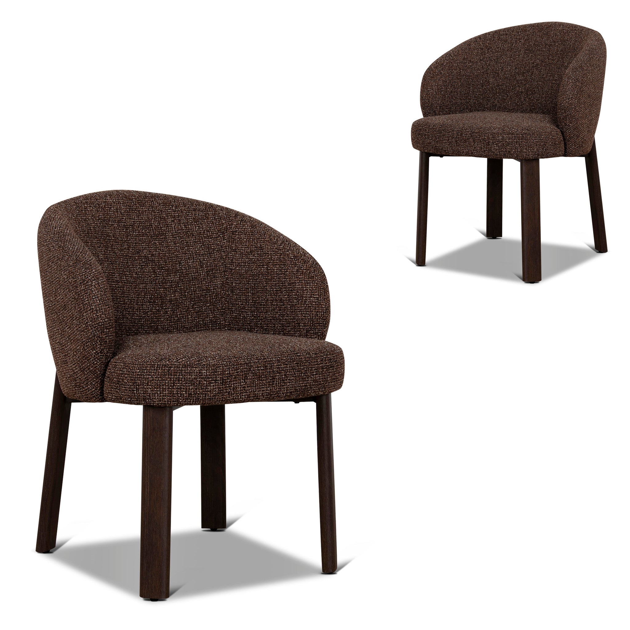 Walnut Verona Dining Chair - Verona Cinnamon Weave (Set of 2)