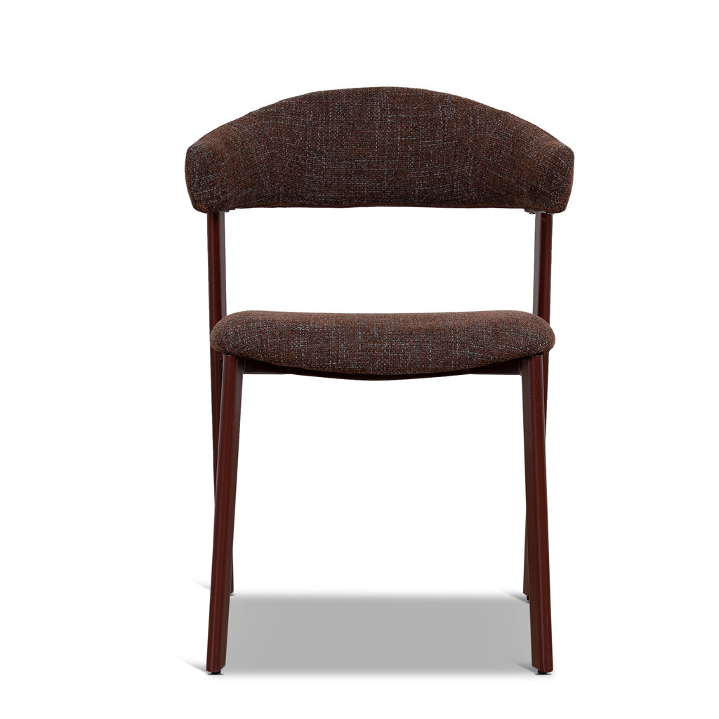 Red Verona Dining Chair - Moss Brown (Set of 2)