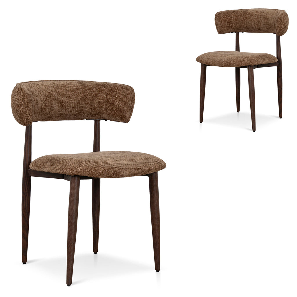 Walnut Verona Dining Chair - Lila Nutmeg (Set of 2)