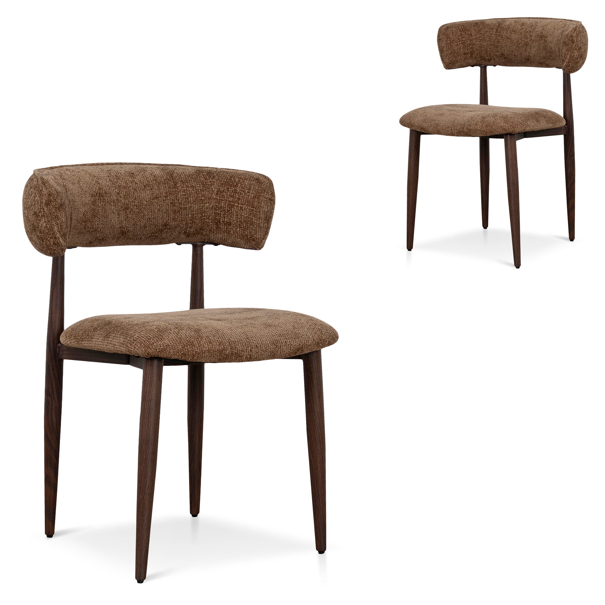 Walnut Verona Dining Chair - Lila Nutmeg (Set of 2)
