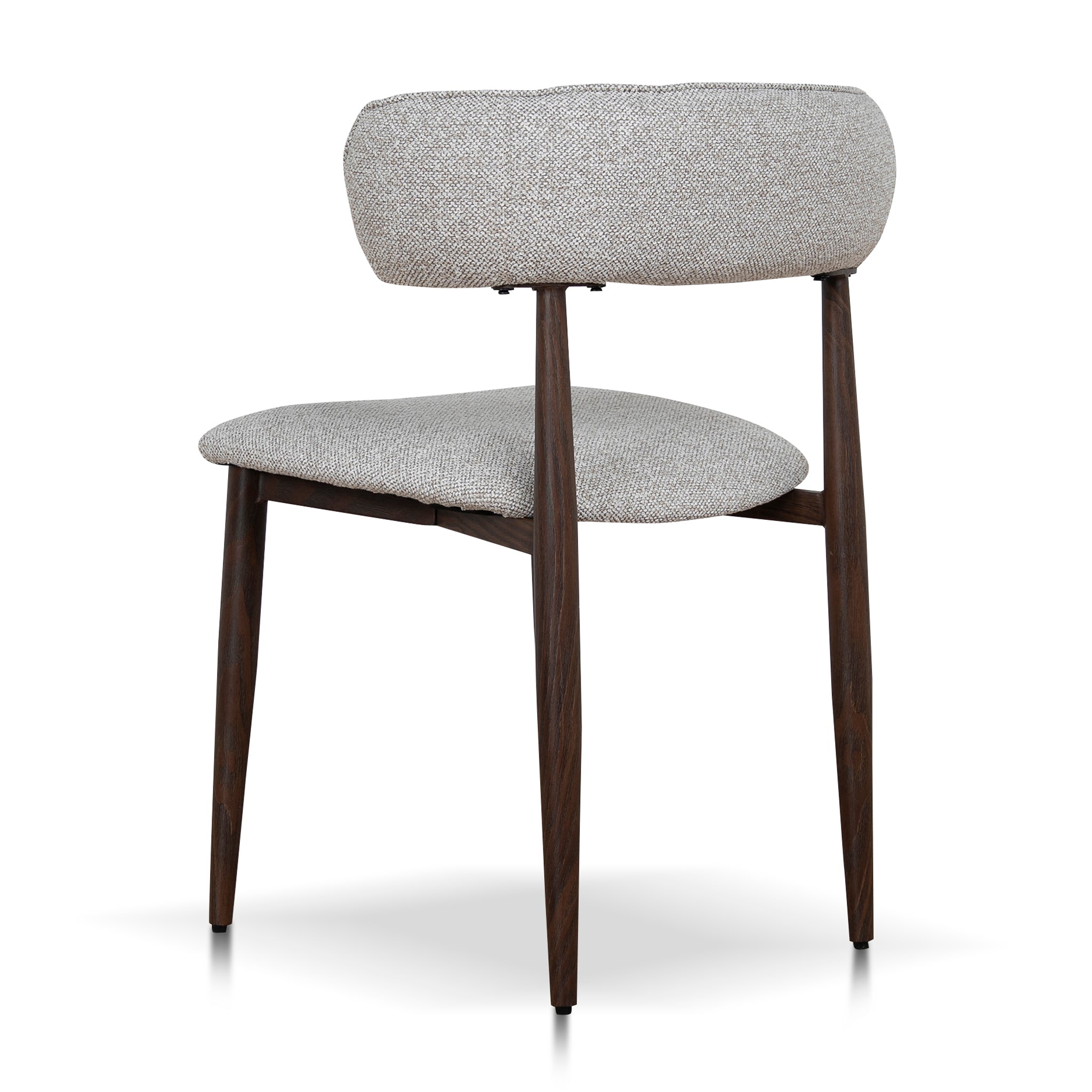 Walnut Verona Dining Chair - Clay Beige (Set of 2)