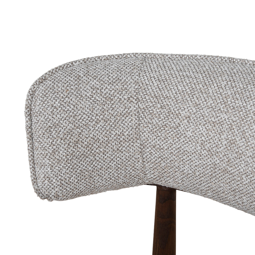 Walnut Verona Dining Chair - Clay Beige (Set of 2)