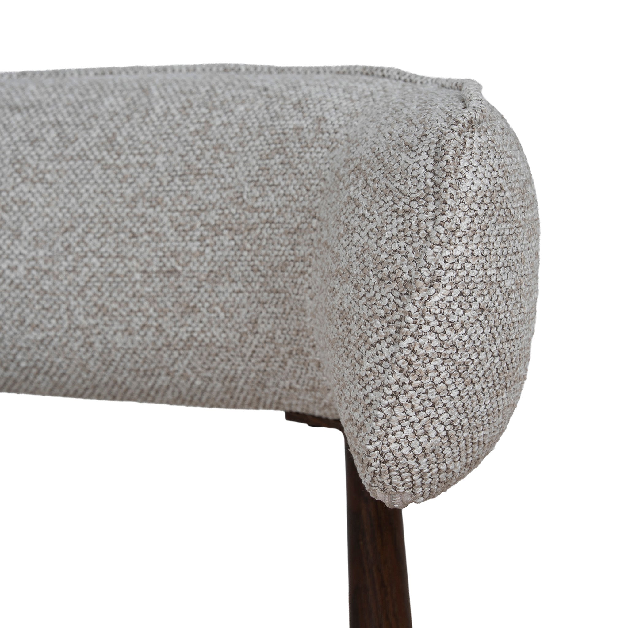 Walnut Verona Dining Chair - Clay Beige (Set of 2)