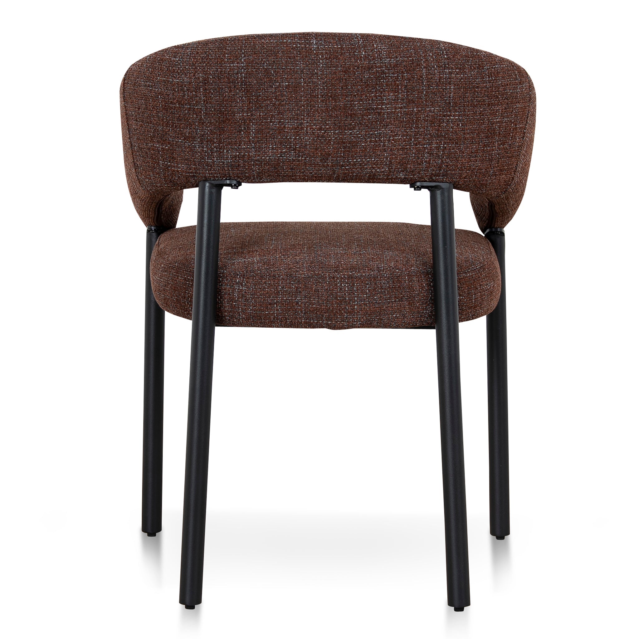 Black Verona Dining Chair - Moss Brown (Set of 2)