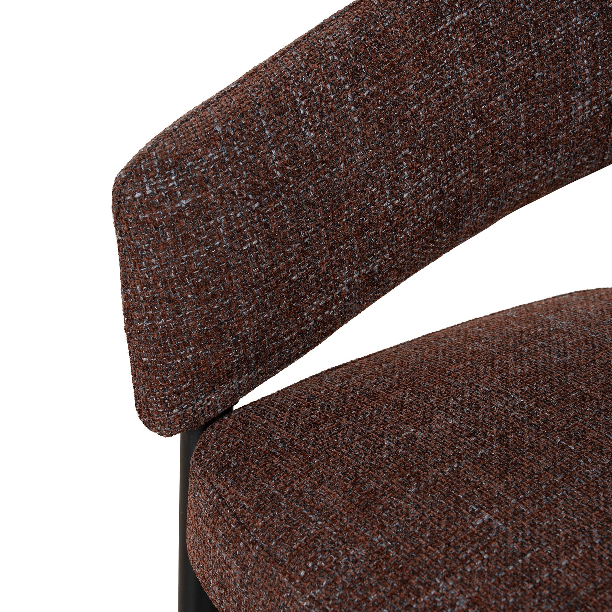 Black Verona Dining Chair - Moss Brown (Set of 2)