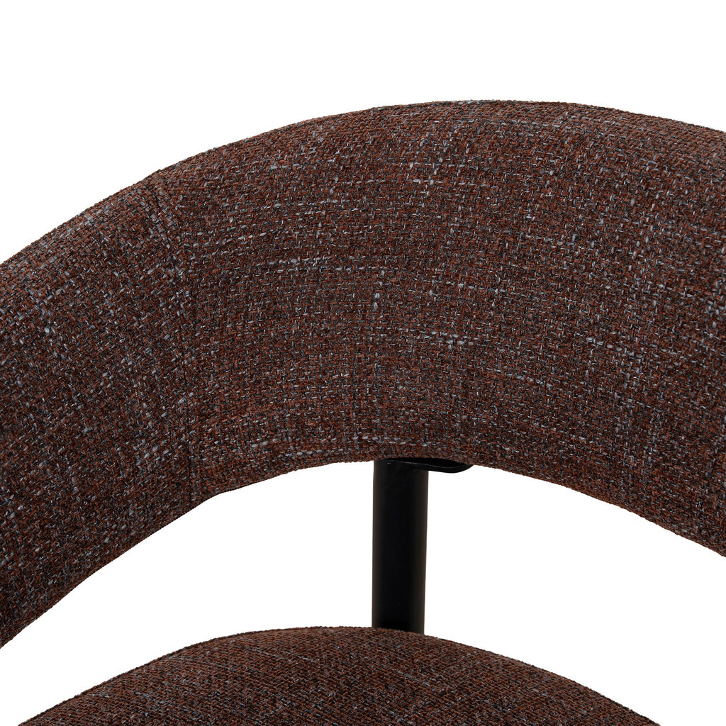Black Verona Dining Chair - Moss Brown (Set of 2)