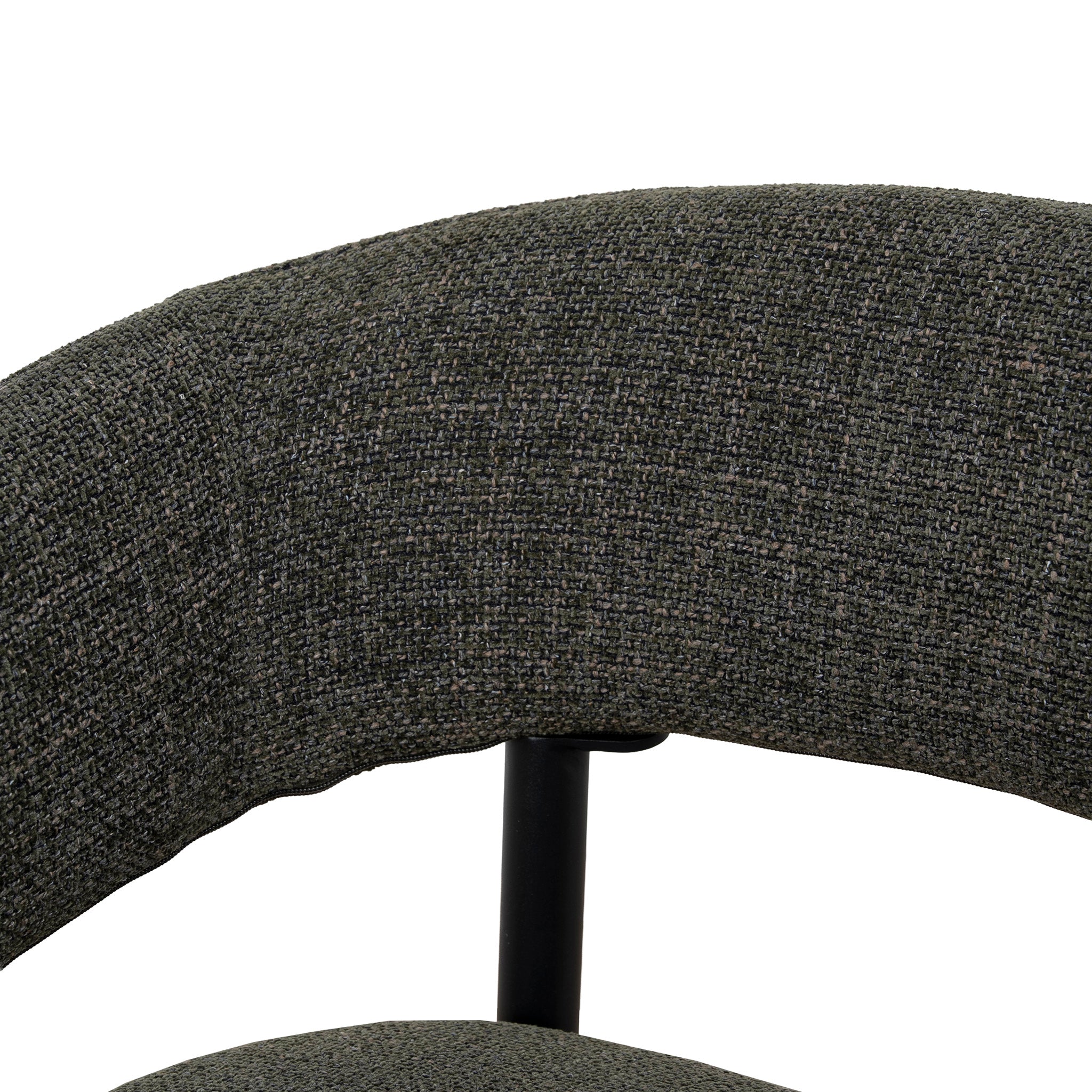 Black Verona Dining Chair - Kaitoke Green (Set of 2)