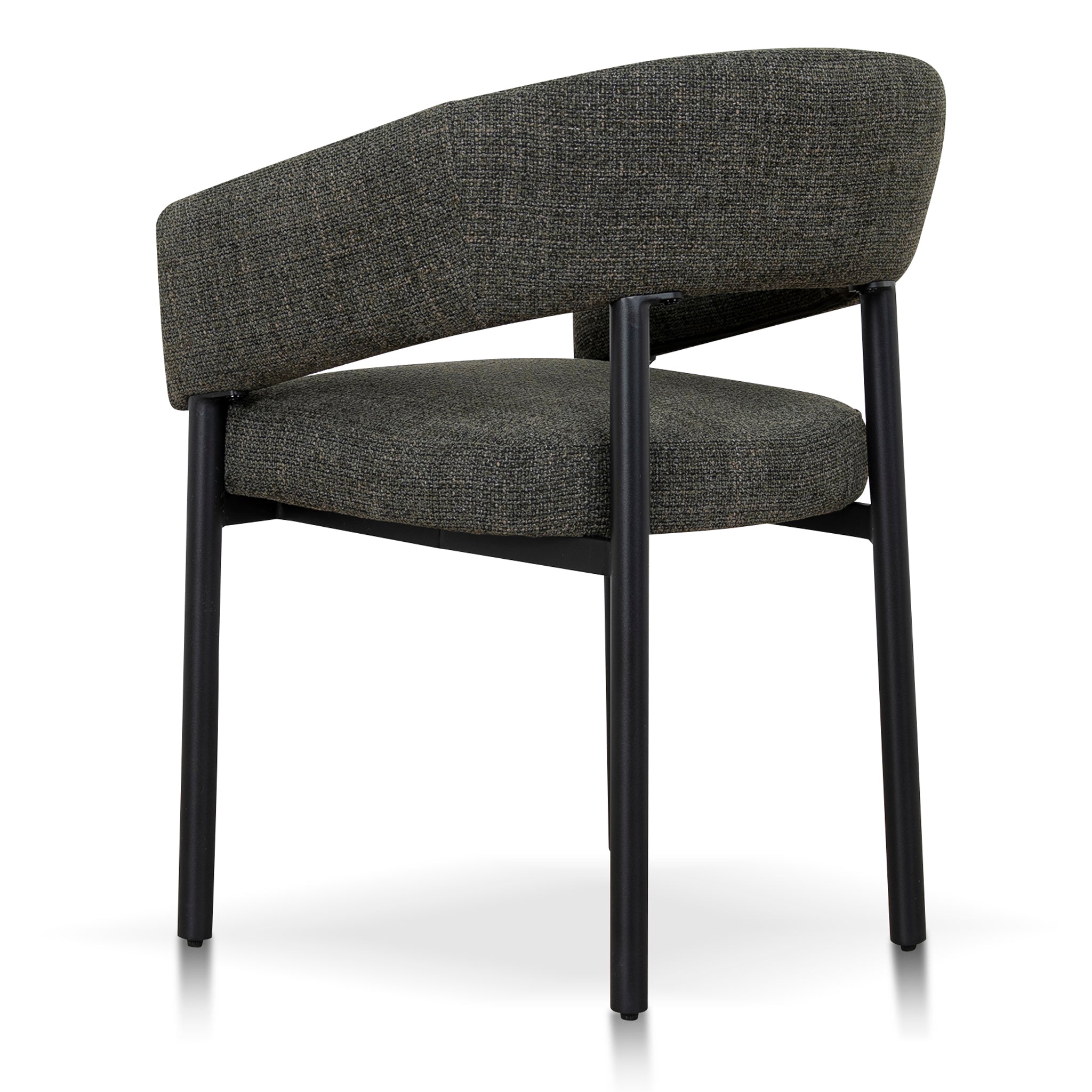 Black Verona Dining Chair - Kaitoke Green (Set of 2)