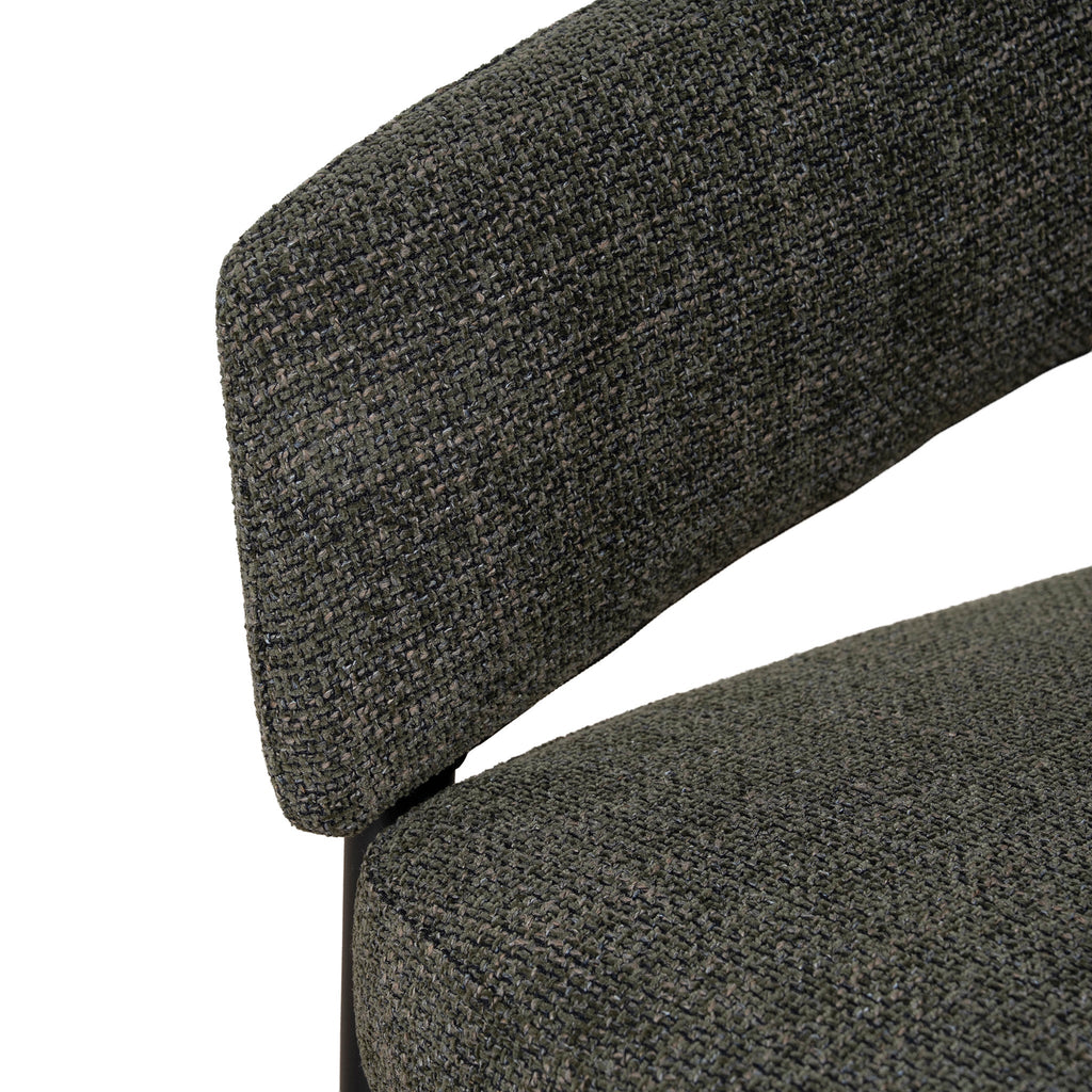 Black Verona Dining Chair - Kaitoke Green (Set of 2)
