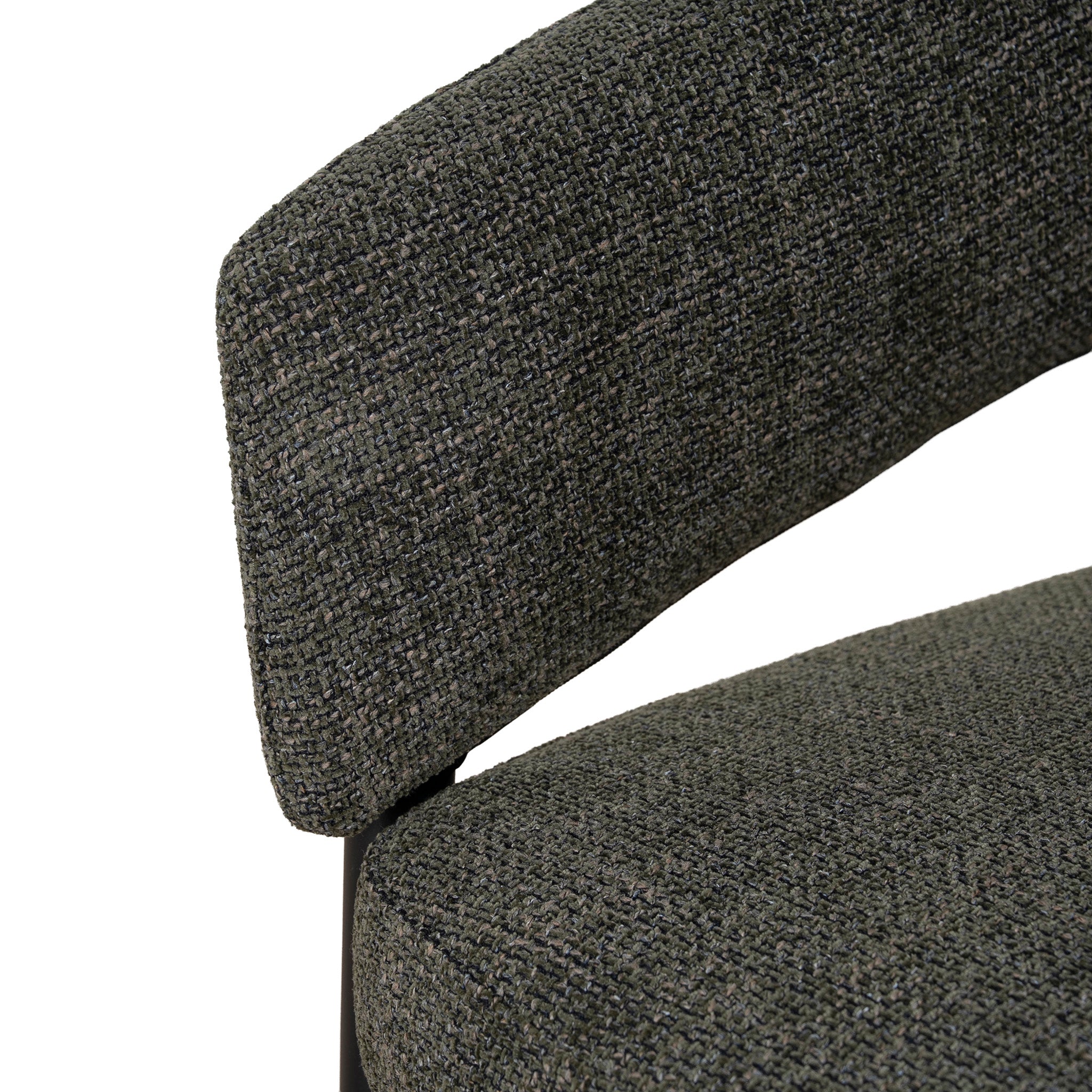 Black Verona Dining Chair - Kaitoke Green (Set of 2)