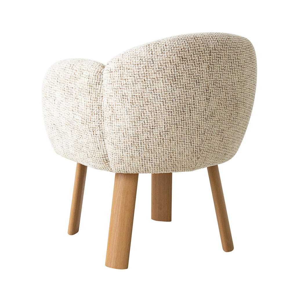 Natural Verona Dining Chair - Honeycomb White