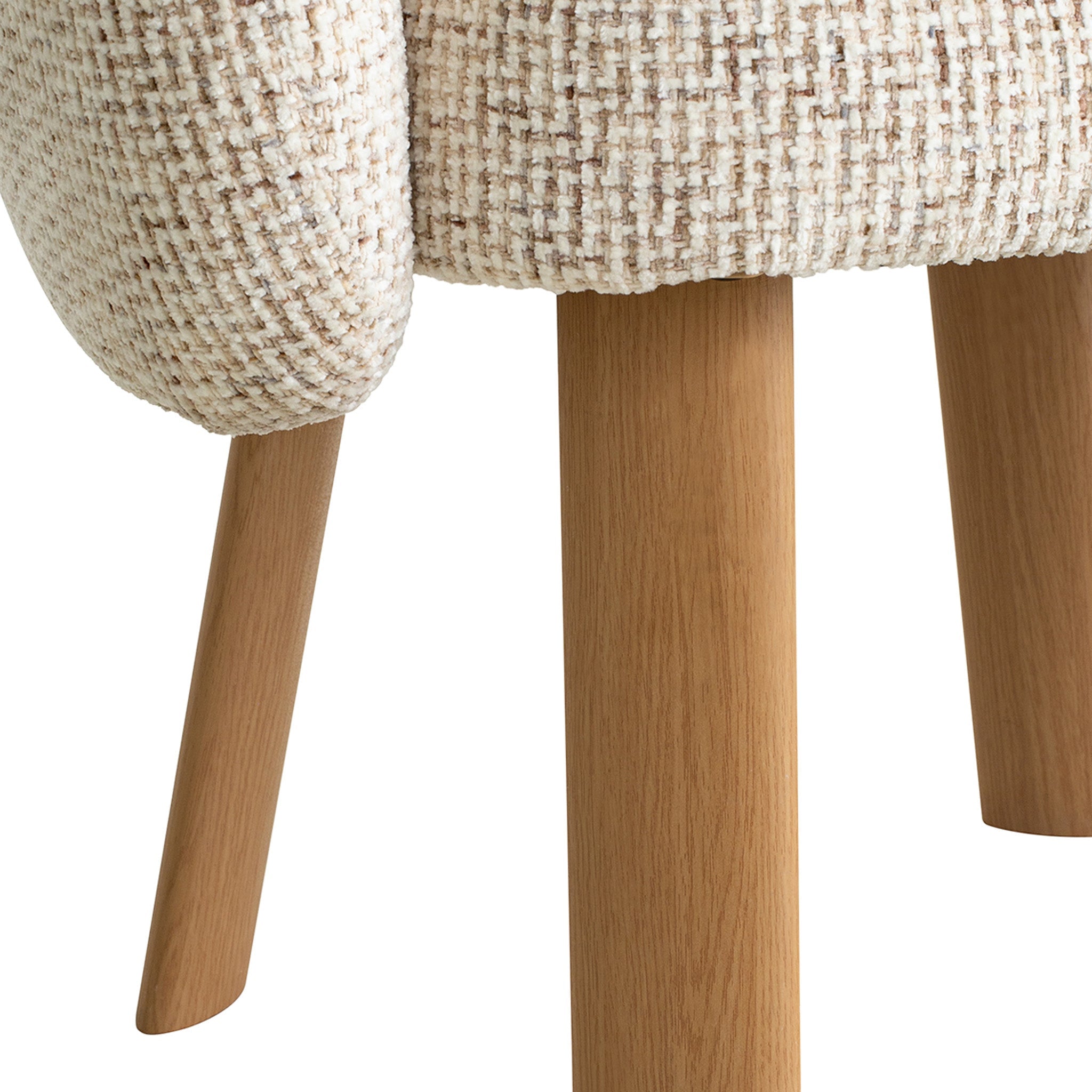 Natural Verona Dining Chair - Honeycomb White