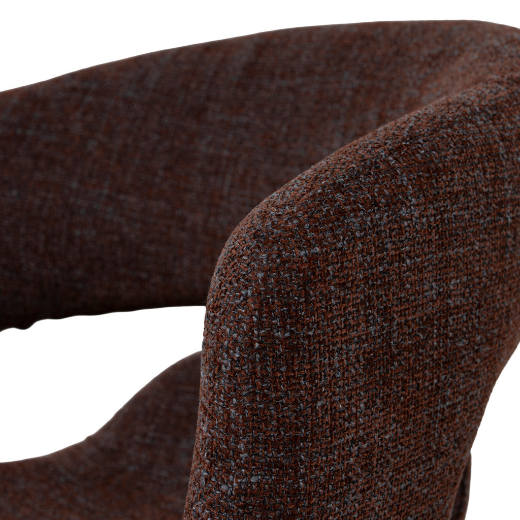 Black Verona Dining Chair - Moss Brown (Set of 2)