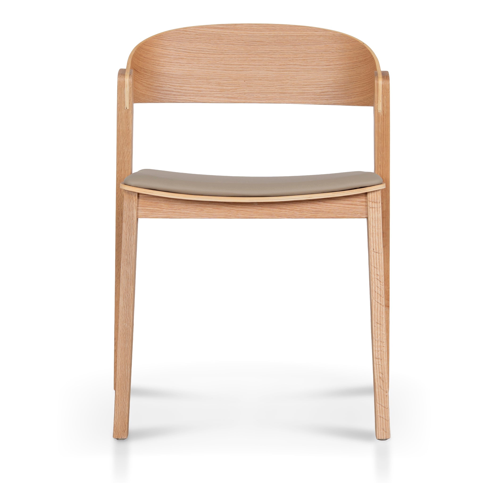 Natural Verona Dining Chair - Latte Seat (Set of 2)