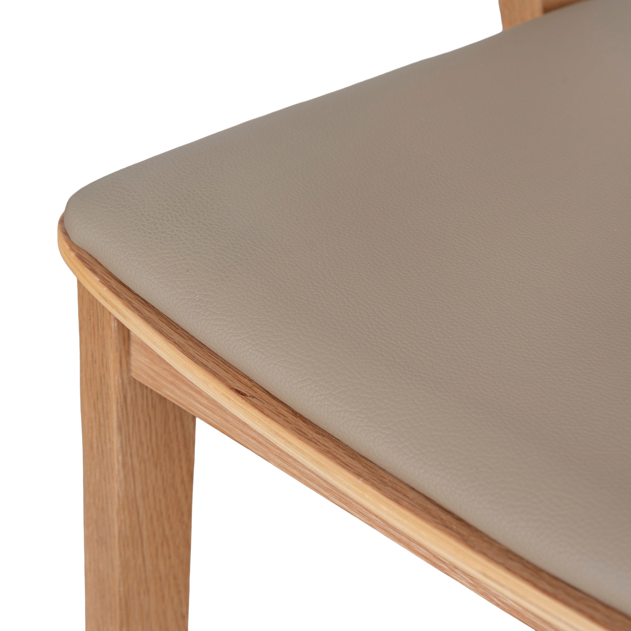 Natural Verona Dining Chair - Latte Seat (Set of 2)