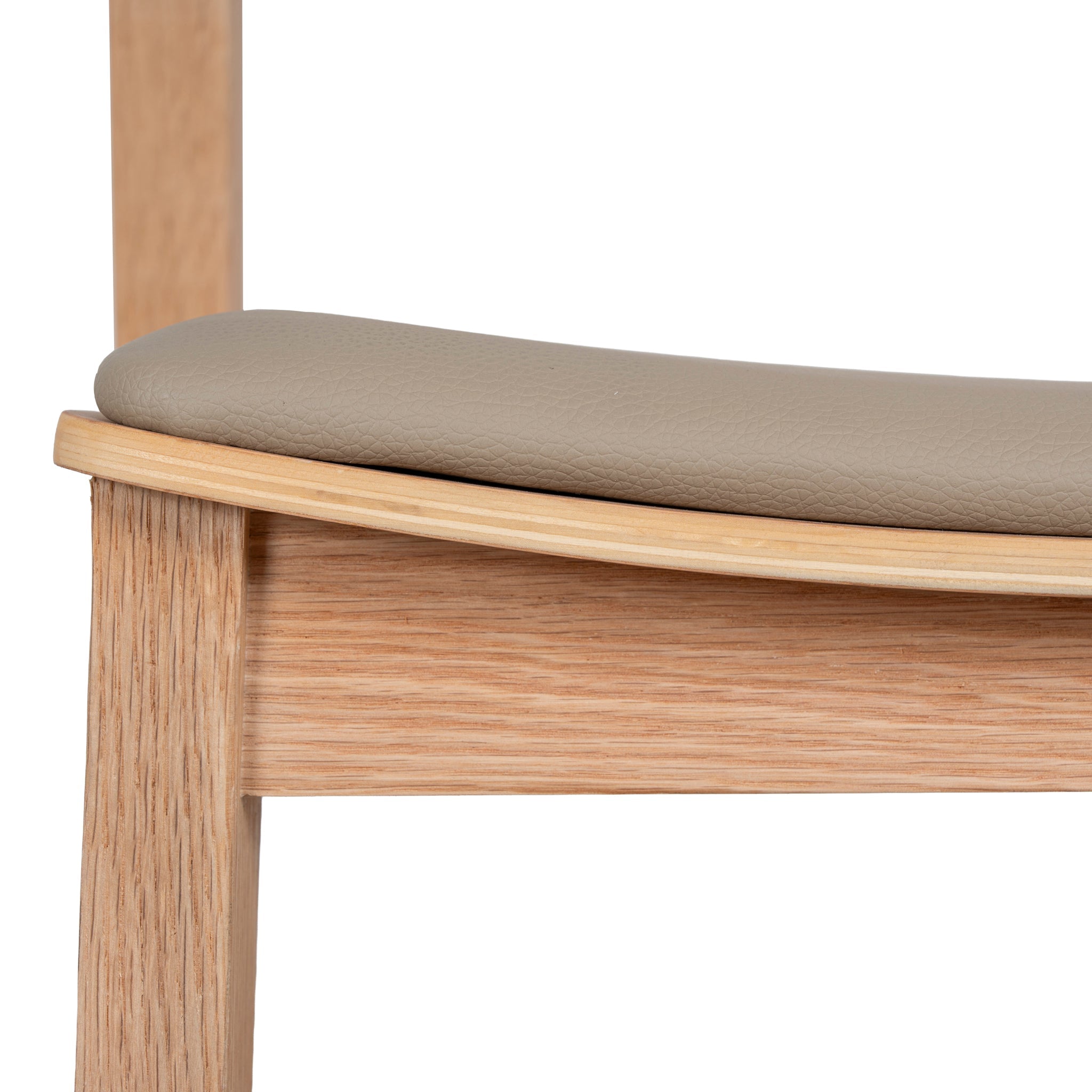 Natural Verona Dining Chair - Latte Seat (Set of 2)