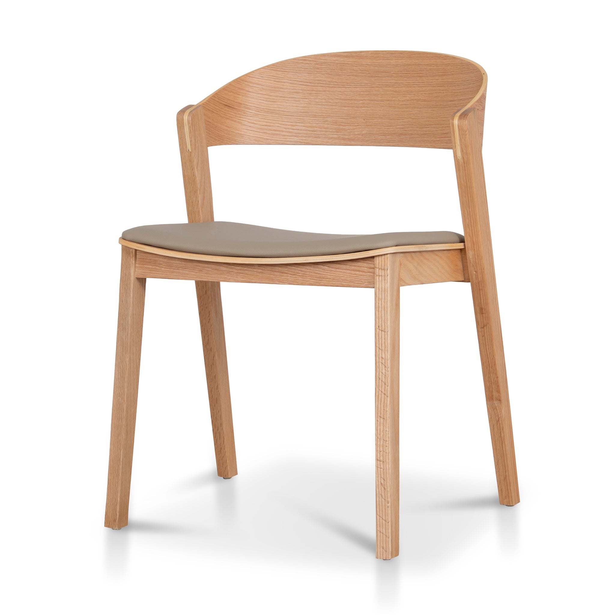 Natural Verona Dining Chair - Latte Seat (Set of 2)