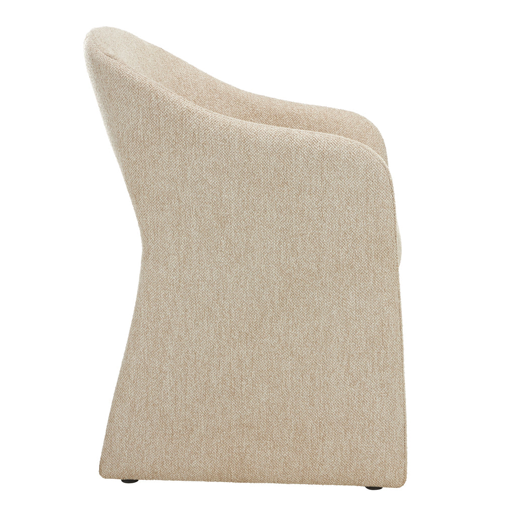 Fabric Verona Dining Chair - Cobble Beige (Set of 2)