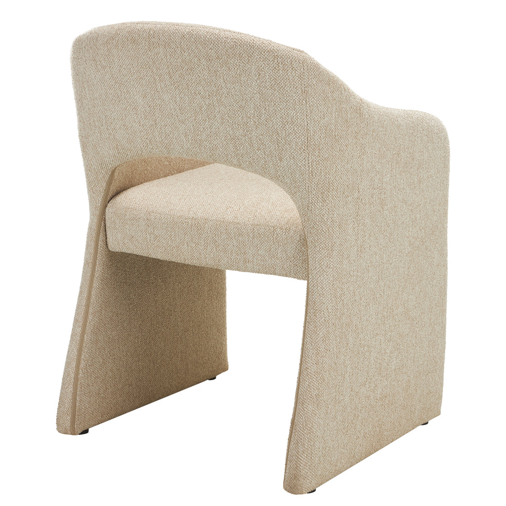 Fabric Verona Dining Chair - Cobble Beige (Set of 2)