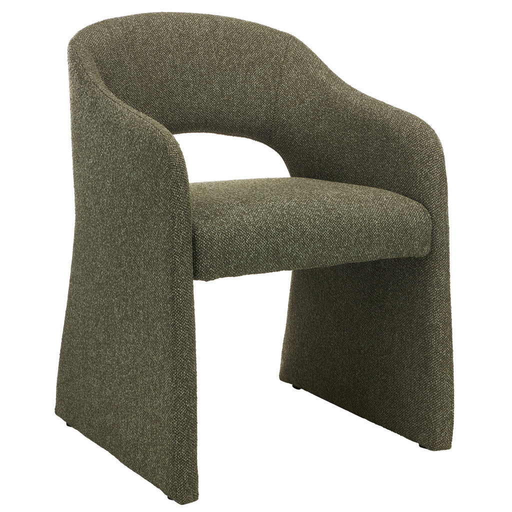 Fabric Verona Dining Chair - Twill Green (Set of 2)