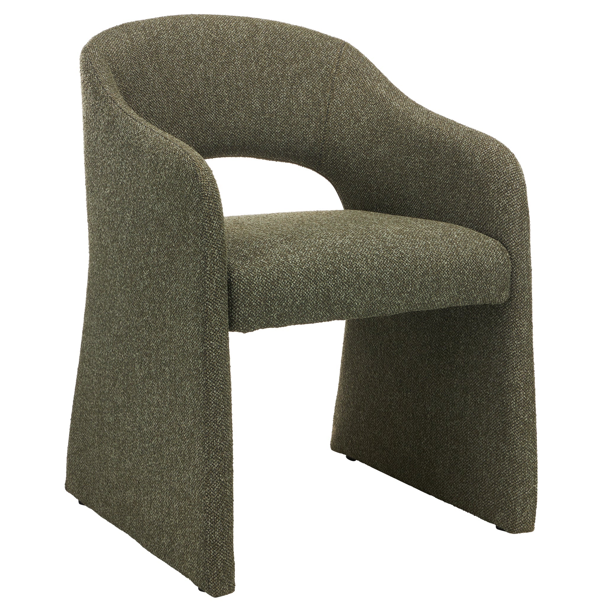 Fabric Verona Dining Chair - Twill Green (Set of 2)
