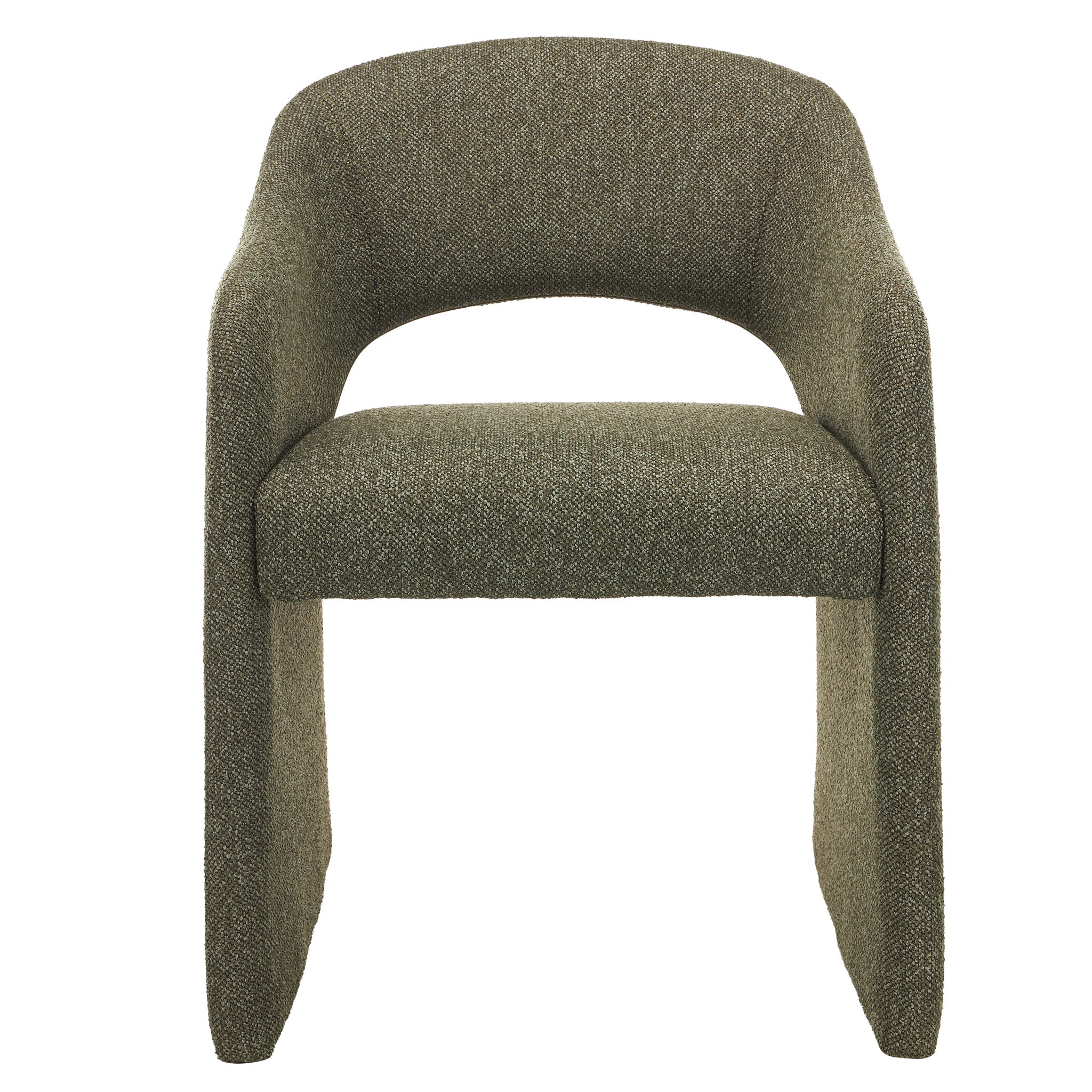 Fabric Verona Dining Chair - Twill Green (Set of 2)