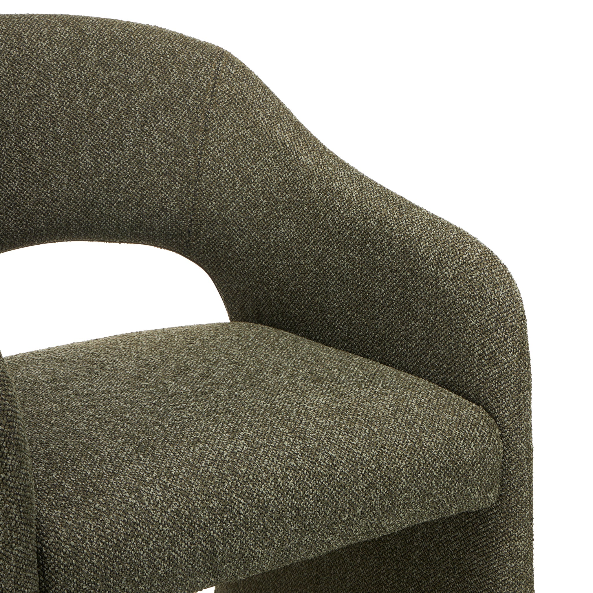 Fabric Verona Dining Chair - Twill Green (Set of 2)
